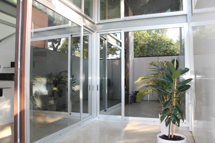 glass facade building